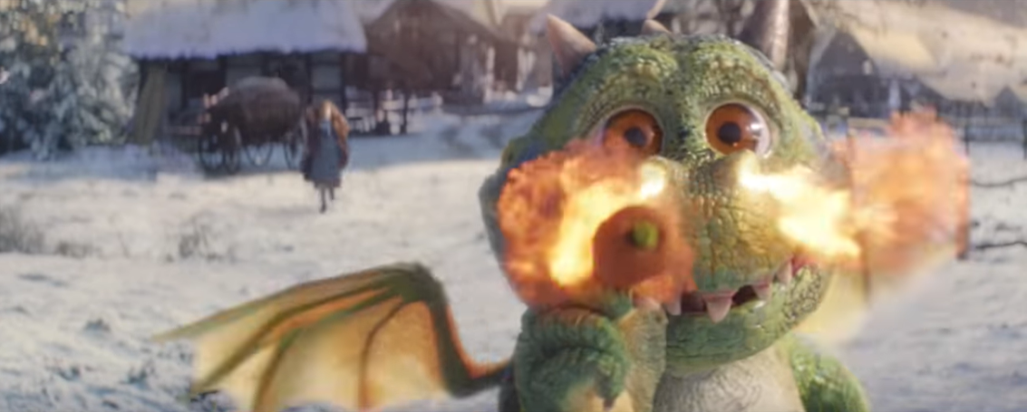 地上的胡萝卜不刚好能当雪人的鼻子吗?埃德加想了想,高兴地跑过去.