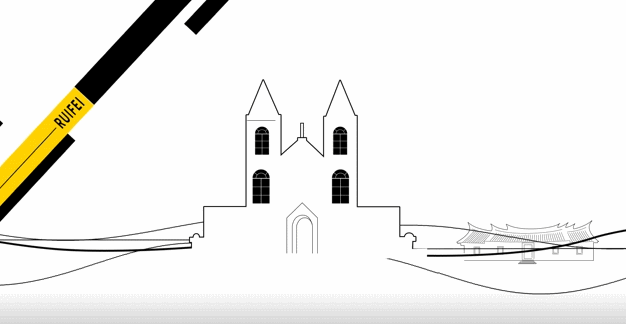 雕花的弧形木窗炫丽缤纷的花砖老式洋房里,时间一瞬而过蝴蝶煽动翅膀